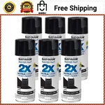 Rust-oleum Painter's Touch 2X Gloss Black Spray 12OZ 6-PACK Indoor/outdoor New. Price: $47.99.