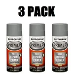 Rustoleum Self Etching Primer (3 - Spray Cans) 12 Oz Formula Stops Aerosol. New. Price: $44.00.