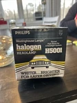 Philips H5001 High Beam Headlight Headlamp Round Halogen New Old Stock. Price: $12.95.