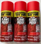 (3) Upol Raptor UP4943 Flat Red 1K Flame Proof 10 Oz Spray Cans 2000 New. Price: $39.99.