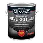 Minwax Fast Drying Polyurethane, Clear Gloss, 1 Gallon Wood Finish New. Price: $93.01.