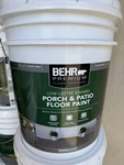 5 Gal Slate Gray Low-lustre Enamel Interior/exterior Porch And Patio Floor Paint New. Price: $149.99.