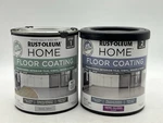 Rust-oleum 2 Step Water Based Floor Coating Kit Pearl Gray Semi Gloss 367601 New. Price: $59.99.