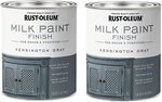 Rust-oleum 331053 Milk Paint Finish, Quart, Kensington Gray, 32 Fl Oz, Pack Of New. Price: $46.99.