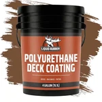 Polyurethane Deck Coating 4 Gal. 10X Stronger Paint - Sealant For Pool New. Price: $302.34.