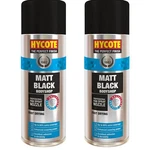 Hycote Matt Black Fast Drying Aerosol Spray Paint 400ML *2 New. Price: $15.00.