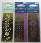 Brass Embossing Stencils 3 Sets Flowers New Plaid All Night Media. Price: $12.59.