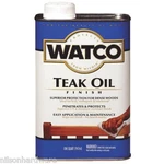 (4)-QT Watco Penetrating Natural Interior/ Exterior Wood Teak Oil Finish A67141 New. Price: $103.79.