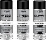 Hi-tech 16-115 Enamel Spray Paint Gloss Black 12OZ General Purpose Coating 3-PK New. Price: $32.00.