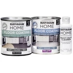 Rust-oleum Home Semi-gloss Deep Tint Base Floor Coating Kit New. Price: $69.95.