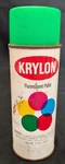 Vintage Krylon Spray Paint Can 3106 Fluorescent Glowing Green Full 1992 Used. Price: $30.00.