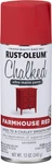 Farmhouse Red Chalked All-in-one Ultra Matte Spray Paint Coat Coverage New. Price: $31.99.