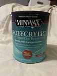 Minwax Polycrylic Clear Gloss Crystal Topcoat 1QT (32OZ) Prem Water Based New. Price: $34.54.