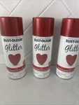 (3) Rust-oleum 268045 Intense Sparkling Glitter Spray Paint 10.25 Oz, Red New. Price: $60.00.