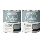 Rust Oleum Ultra Matte Chalked Paint 30OZ Pack Of 2 Easy Use For Furniture... New. Price: $63.89.