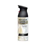 Rust-oleum 245198 Universal & Primer Spray Paint, Black Flat, 12-OZ New. Price: $31.55.