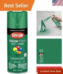 Krylon Colormaxx Gloss Emerald Green Spray Paint, 12 Oz Fast-drying & Durable New. Price: $5.99.