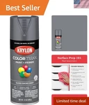 Krylon Colormaxx Gloss Smoke Gray Spray Paint & Primer 12OZ Indoor/outdoor New. Price: $15.19.