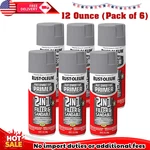 Rust-oleum 2IN1 Filler Sandable Primer Spray Paint Gray 12OZ Automotive 6 Pack New. Price: $53.89.