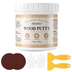 Seisso Wood Filler Putty - Waterproof Outdoor Repair, Paintable, Stainable, Whit New. Price: $27.88.