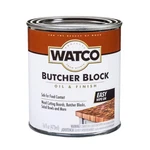Watco 241758 Butcher Block Oil & Finish, 16 Oz, Clear New. Price: $25.66.