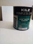 New Kilz Complete Coat Door, Trim & Cabinetry Dark Gray 29 Oz. Free Shipping. Price: $26.99.