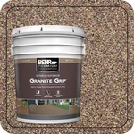 5 Gal. Tan Granite Grip Decorative Flat Interior/exterior Concrete Floor Coating New. Price: $338.24.
