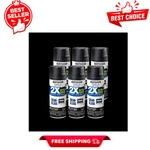(6 Pack) Rust-oleum American Accents 2X Ultra Cover Semi-gloss Black Spray Paint New. Price: $48.59.