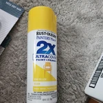 Rust-oleum Painter's Touch 2X Ultra Cover 334046 Spray Paint, Gloss, Sun Yellow, New. Price: $14.99.