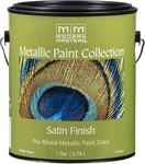 1 Gal ME244 Steel Gray Metallic Paint Collection, Satin Water-based Decorative New. Price: $188.22.