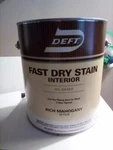 New Ppg Deft Rich Mahogany 1 Gallon Oil Based Fast Dry Wood Stain Free Shipping. Price: $49.99.