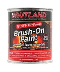 Black Rutland 1200DEGREE Brushon Flat Stove Paint 16 Fluid Ounce Oz Pack New. Price: $36.75.