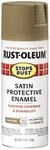 Rust-oleum 241238 Stops Spray Paint, Oz, Satin Dark Taupe New. Price: $13.09.