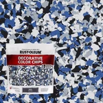 Rust-oleum 301359 Epoxyshield Indoor & Outdoor Gray Blend Decorative Color Chips New. Price: $21.43.