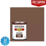 Rust-oleum 1 Qt. Flat Rusty Metal Interior/exterior Oil Based Primer Stops New. Price: $21.98.