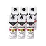 6 Rust-oleum Stops Flat White Protective Enamel 5 IN1 Spray Paint, 12OZ New. Price: $40.45.