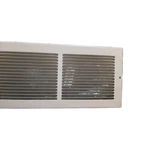 Imperial Standard Baseboard Grille Return White 14X6" Louvered Metal RG0033 Open. Price: $15.00.