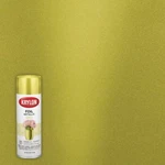 (6)- Krylon Oz. Premium Foil Metallic Yellow Spray Paint Model: K01084000 New. Price: $76.20.