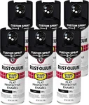 Stops Rust Custom 5-IN-1 Spray Paint 12 Oz Flat Black 6 Pack New. Price: $67.47.