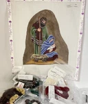 Rebecca Wood 615A Mary Joseph Jesus Hand Painted Needlepoint Canvas Kit Threads New. Price: $299.99.