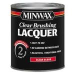 Minwax Brushing Lacquer 155000000, Quart, Clear Gloss New. Price: $35.10.