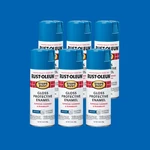 6 Pack Royal Blue Stops Rust Gloss Protective Enamel Spray PAINT-7727830 12 Oz New. Price: $50.24.