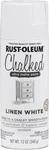 Rust-oleum Linen White Chalked All-in-one Ultra Matte Spray Paint Coat Cov New. Price: $15.47.