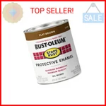 Rust-oleum 239083 Stops Brush On Paint, Quarts (pack Of 1), Flat Brown, New. Price: $22.74.
