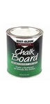 Rust-oleum 301450 Specialty Chalkboard Paint Black, Mild, Can, Oz New. Price: $28.06.