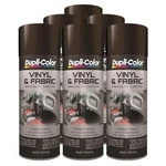 Duplicolor HVP106 (6 Pack), Vinyl & Fabric Spray Paint, Flat Black, 11OZ Aerosol New. Price: $66.83.