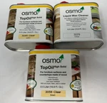 1 Can Of Osmo Topoil High Solid Wax Wood Finish .5 Liter 3 Shades Available New. Price: $46.50.