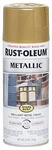 Rust-oleum 7270830 Stops Metallic Spray Paint, 11 Oz, Gold Rush, New. Price: $15.89.