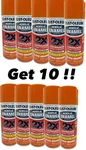 10X Rust-oleum 271921 Acrylic Enamel 2X Spray Paint, Gloss Orange, 12 Oz Each New. Price: $42.49.