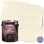 Glidden Total 1 Gal. Lotus Flower/yellow Satin Exterior Paint + Primer New. Price: $86.21.